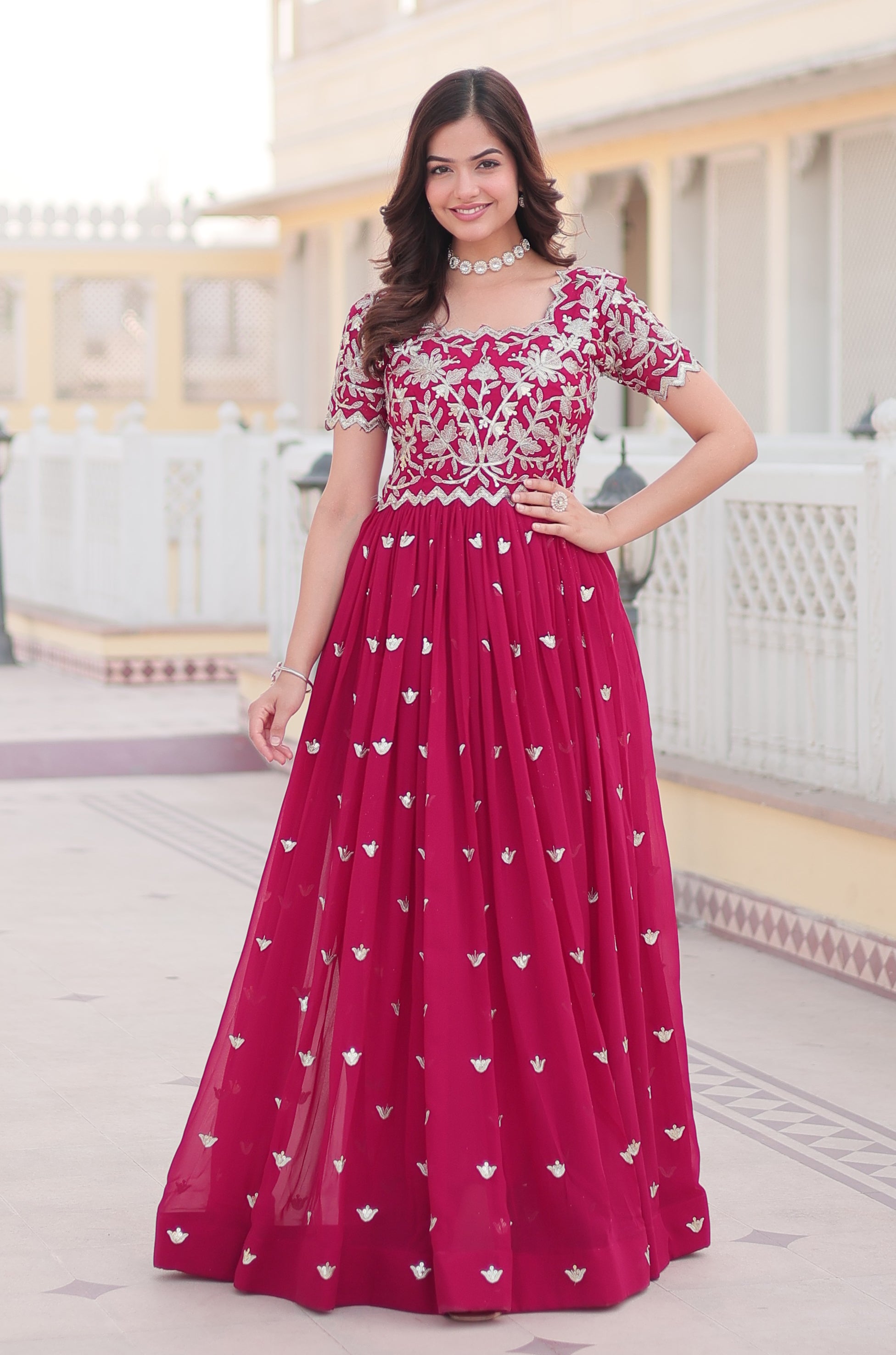 Embroidered Wedding & Festive Wear Dress