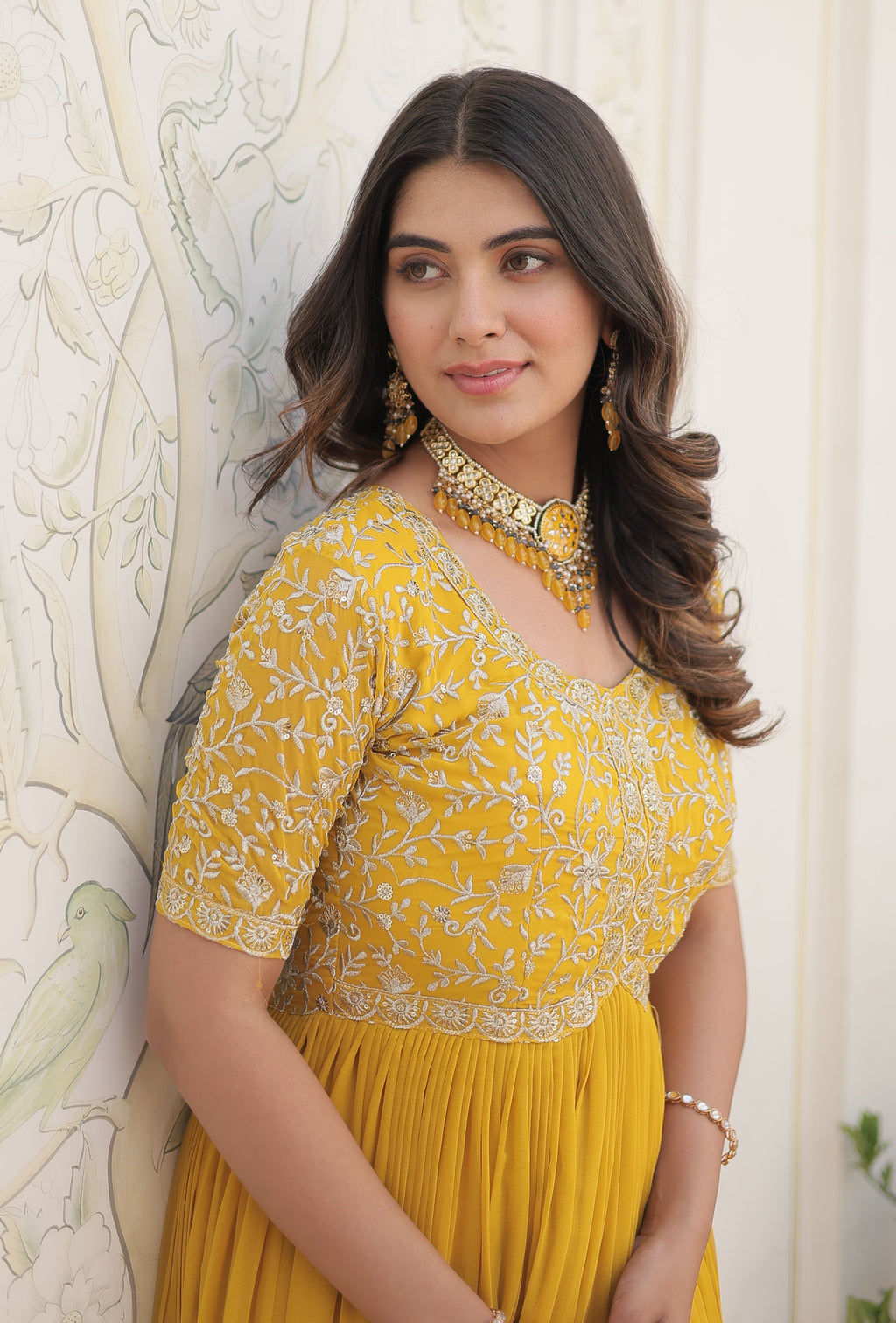 Designer Embroidered Anarkali Gown for Women