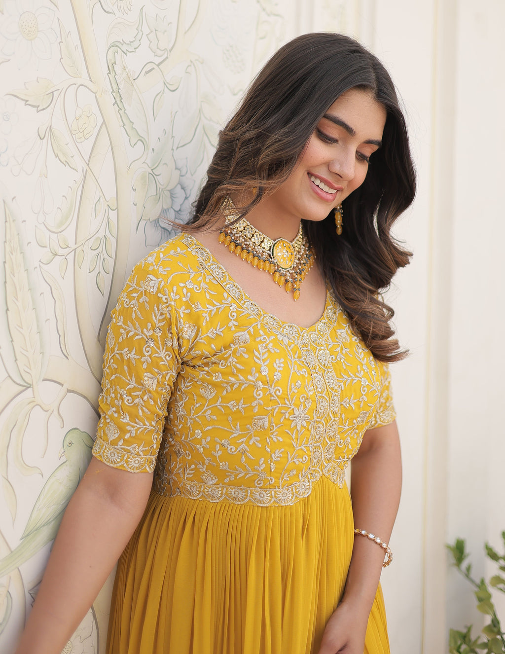 Designer Embroidered Anarkali Gown for Women