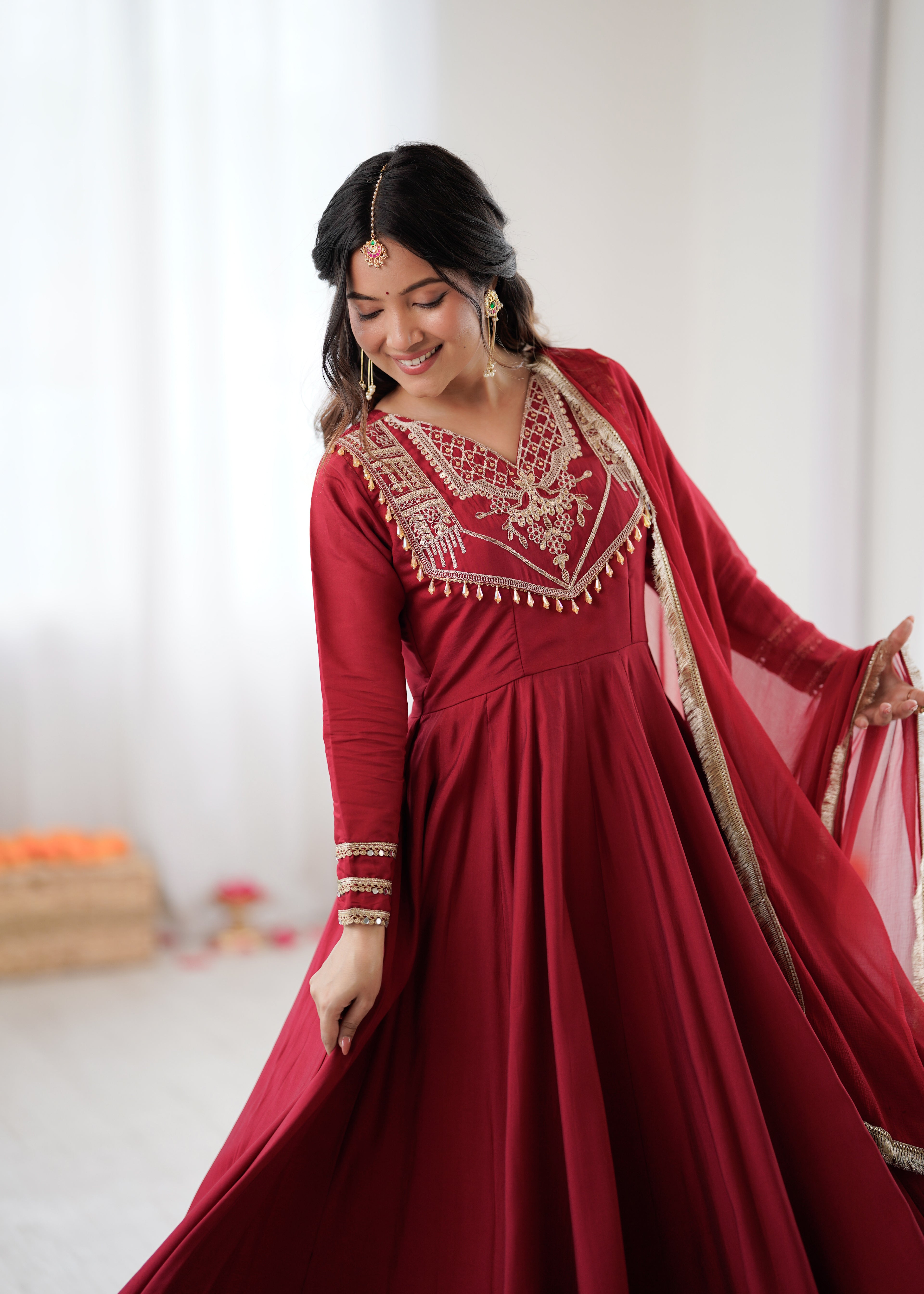 Anarkali Dress for Women with Dupatta