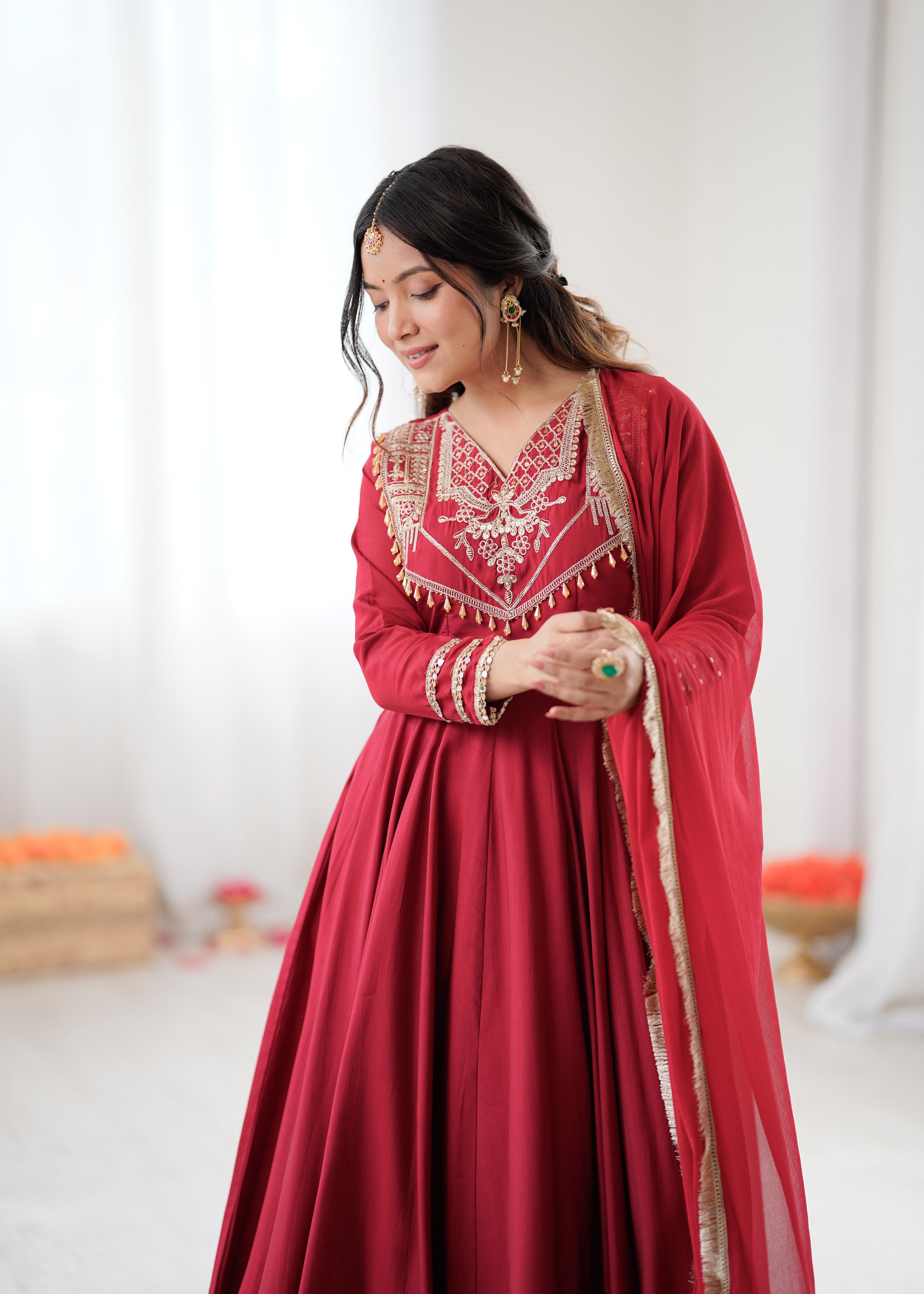 Anarkali Dress for Women with Dupatta