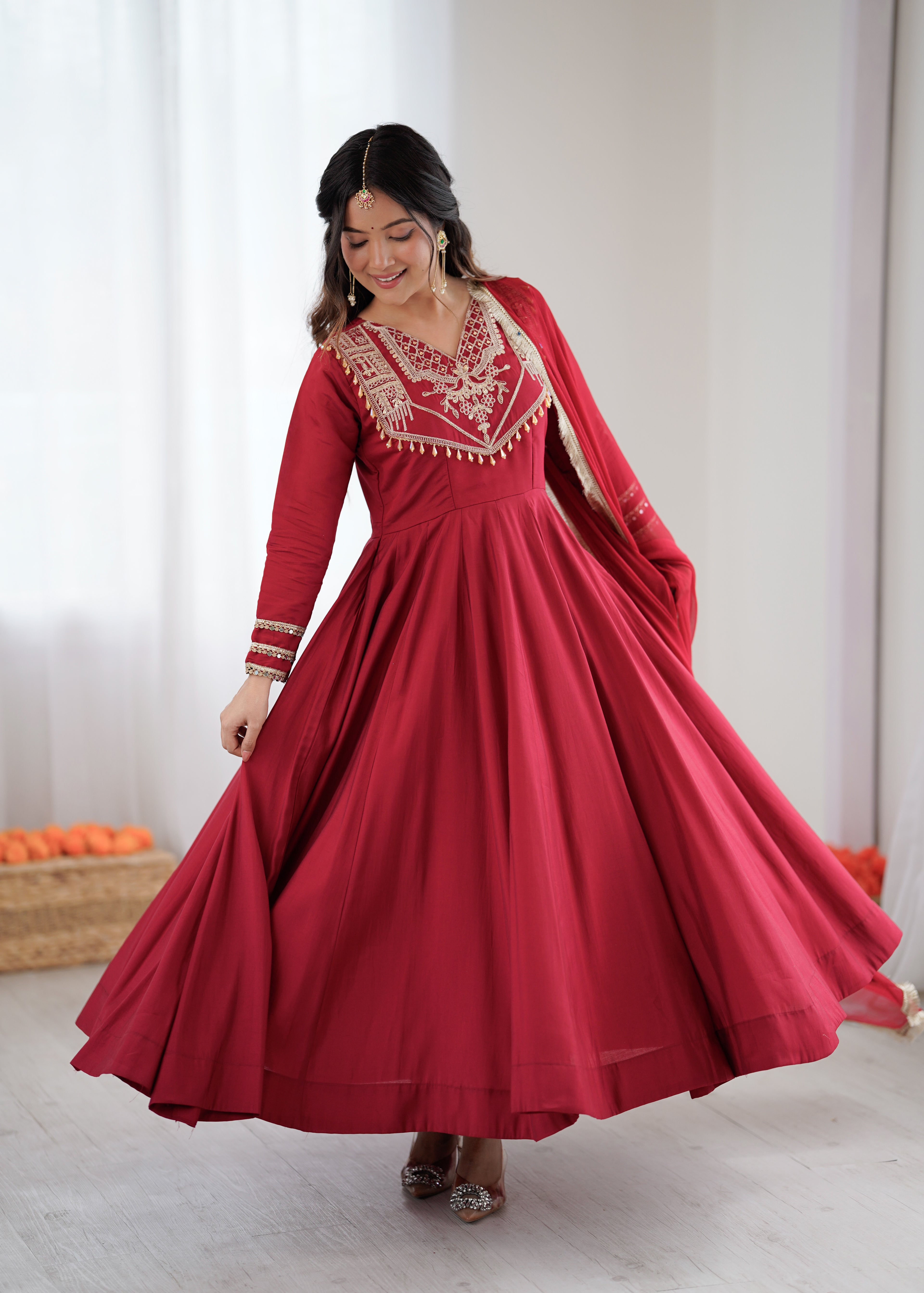 Anarkali Dress for Women with Dupatta