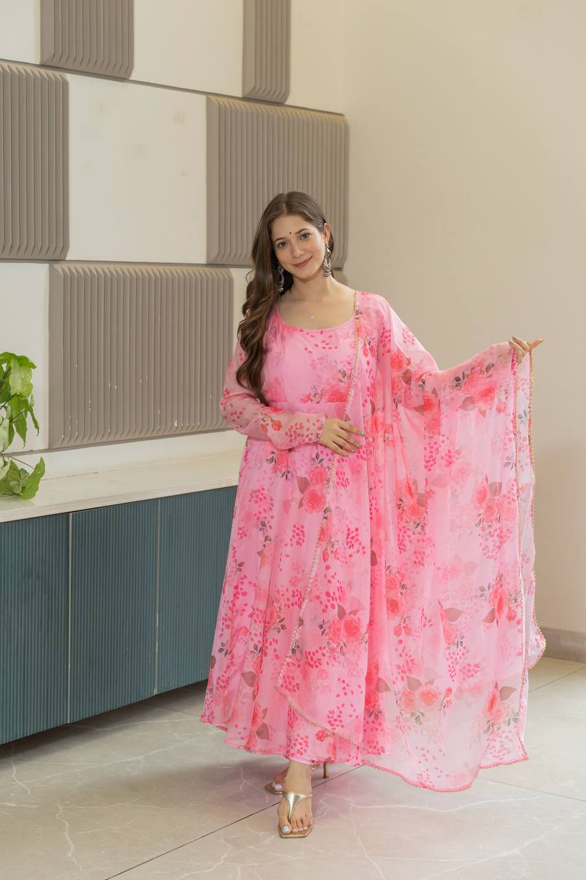 Pink Serenity Kurta Set
