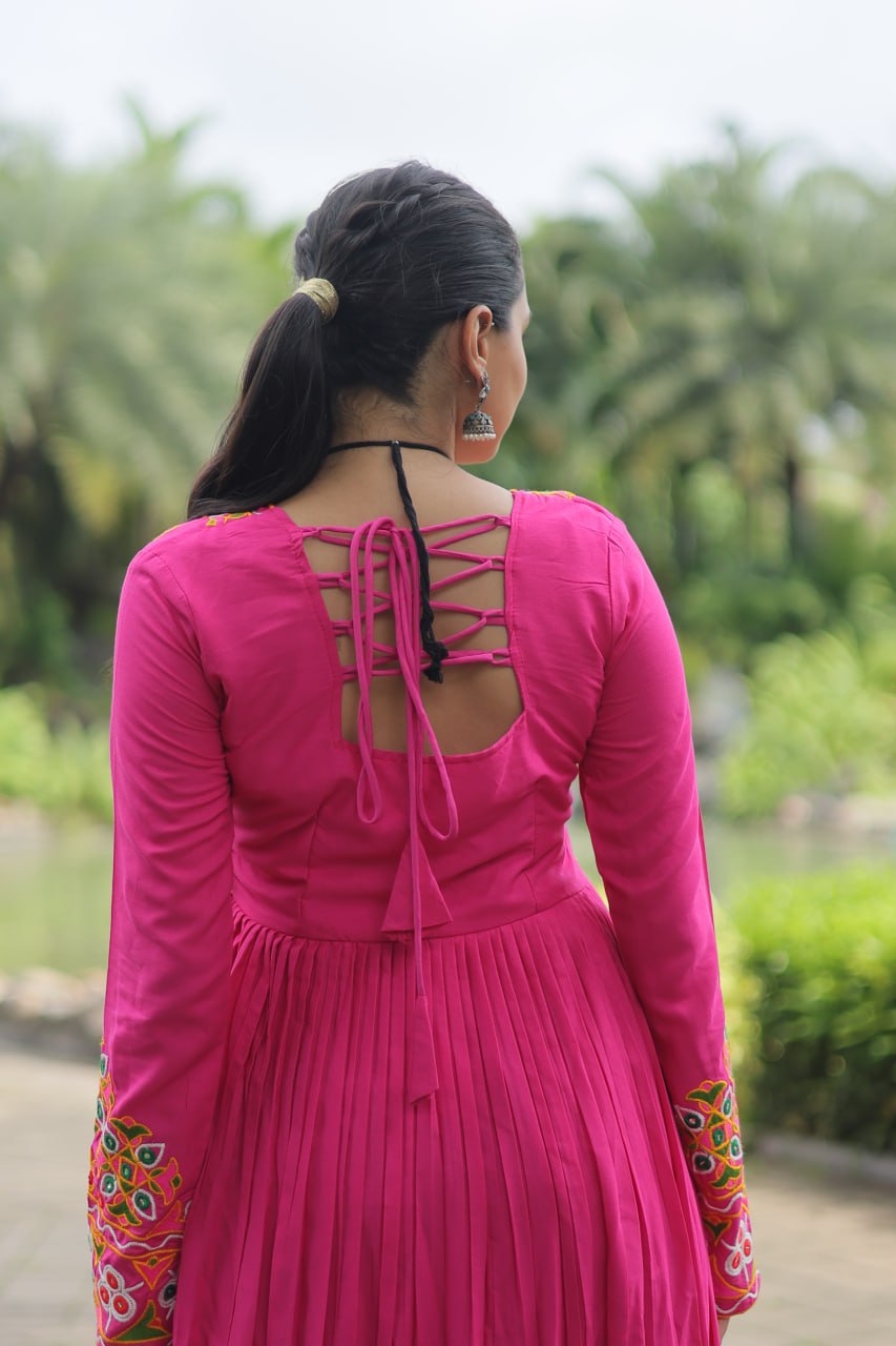 Pink Kurta Set For Festival Special