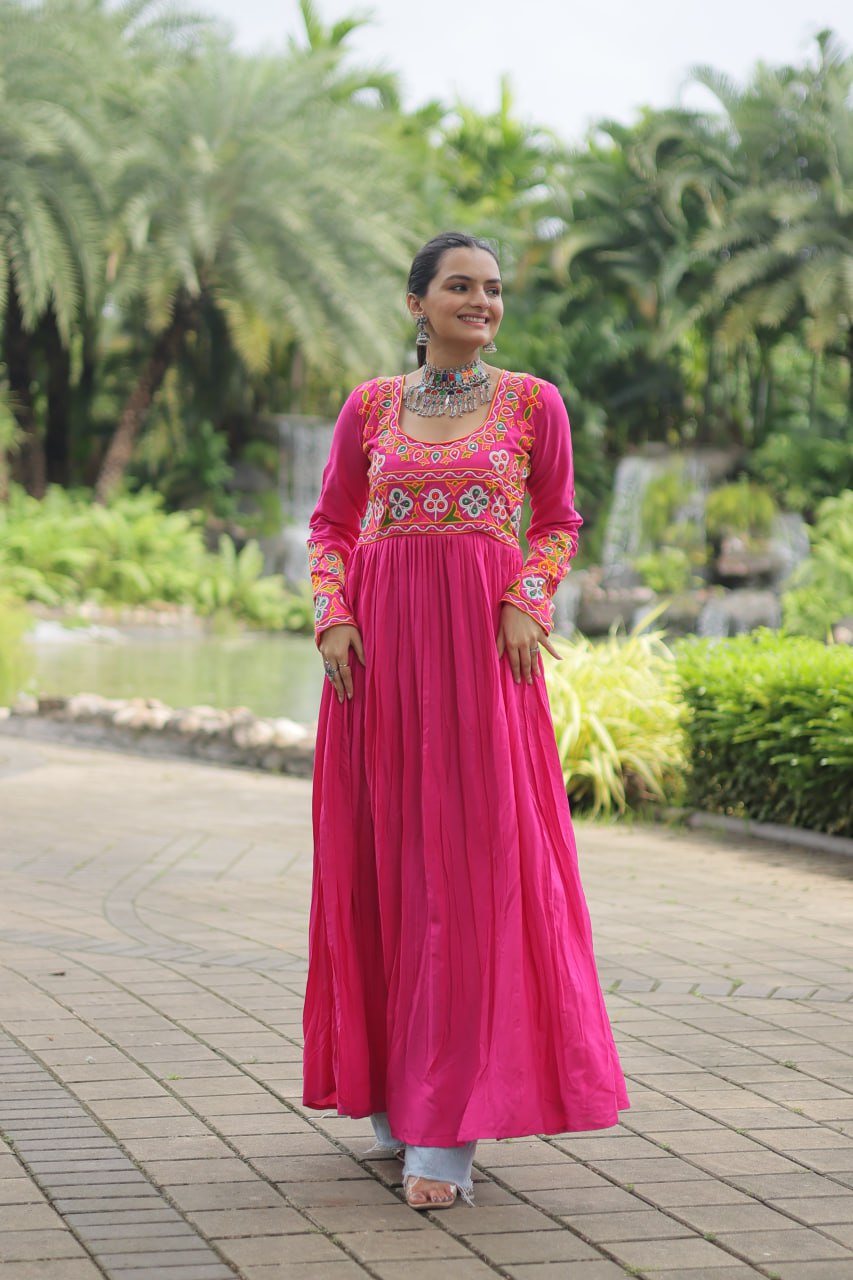 Pink Kurta Set For Festival Special