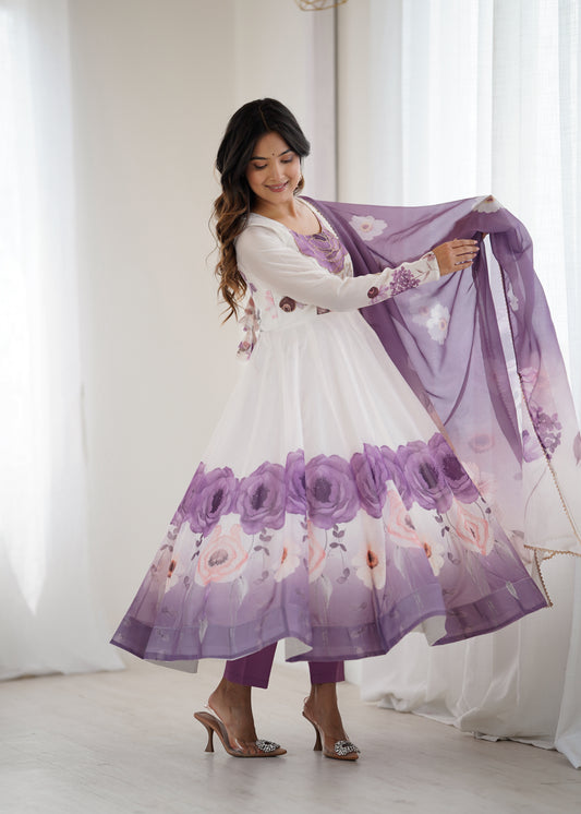 Floral Anarkali For Women