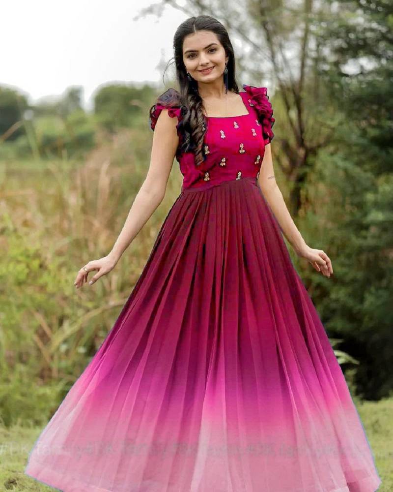 Flared Anarkali Gown for Women