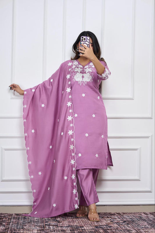 Classical Pink Kurta Set For Laddies