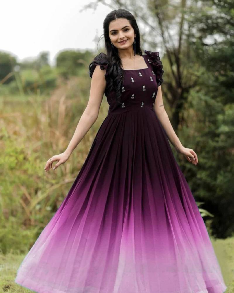 Flared Anarkali Gown for Women