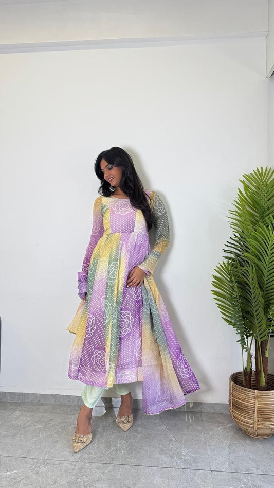 Multi color Kurta Set For Women