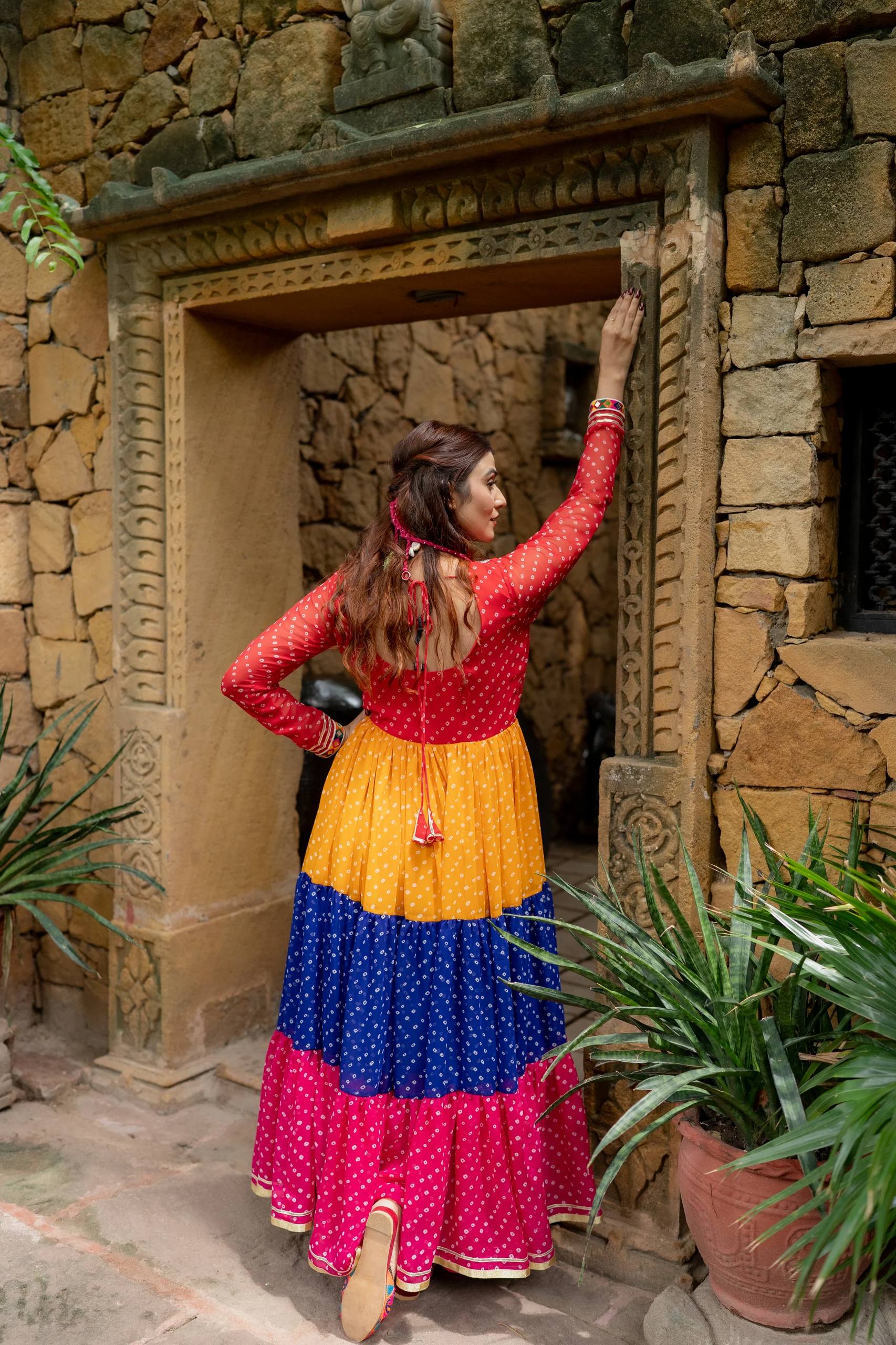 Festive Ethnic Long Kurti Dress