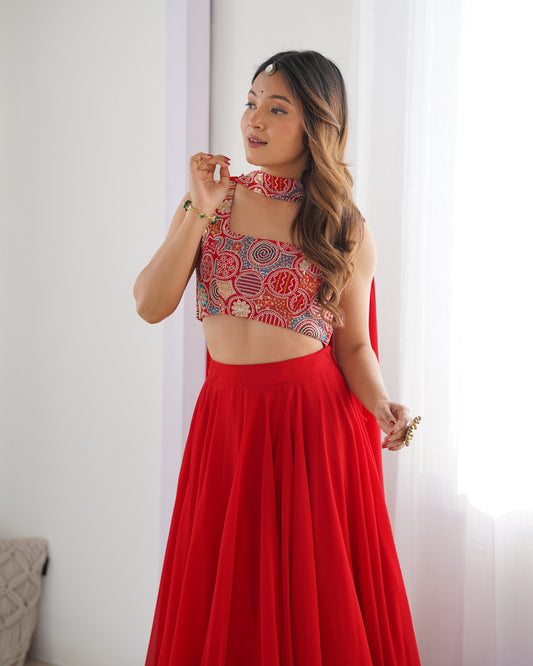 Red Bridal Glow – Ethnic Perfection