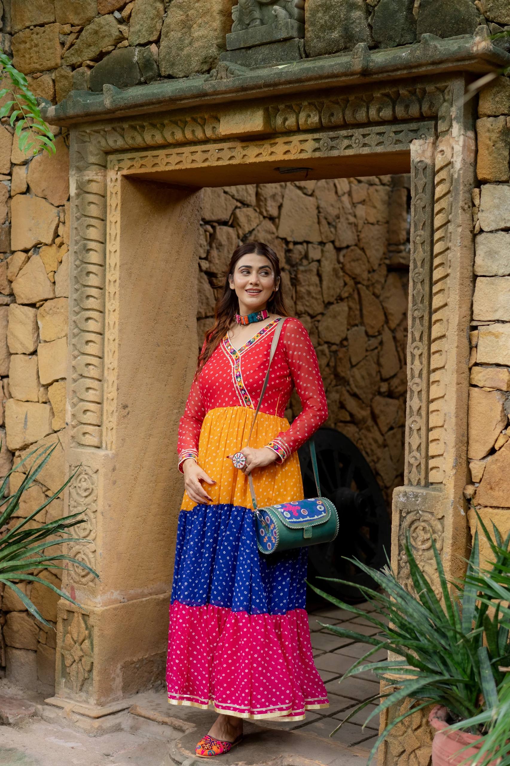 Festive Ethnic Long Kurti Dress