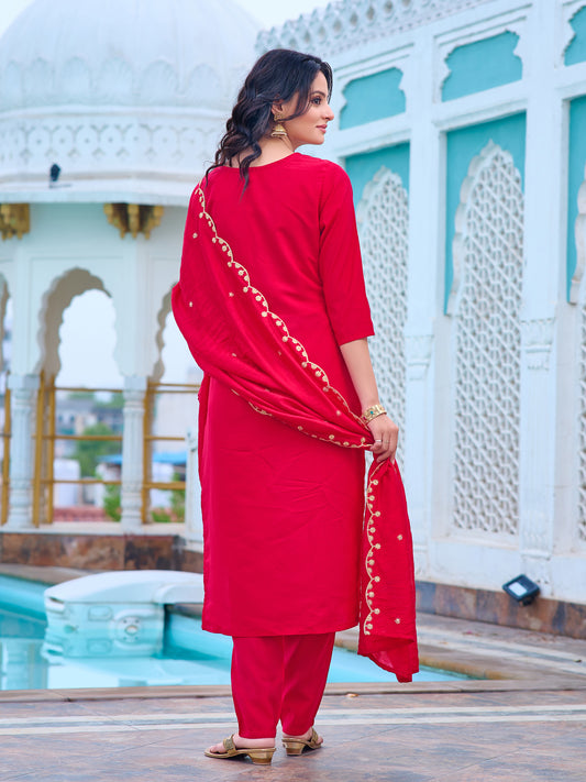 Trending Women Wear Kurta Set Zari And Sequence Work