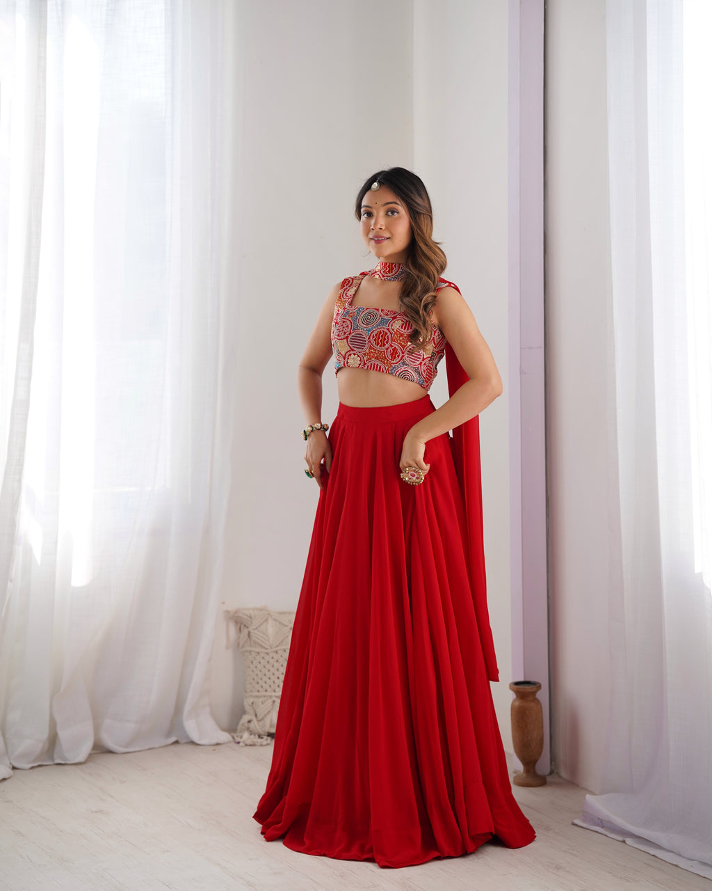 Designer Lehenga Choli for Women – Embroidered Festive & Wedding Wear Lehenga Set