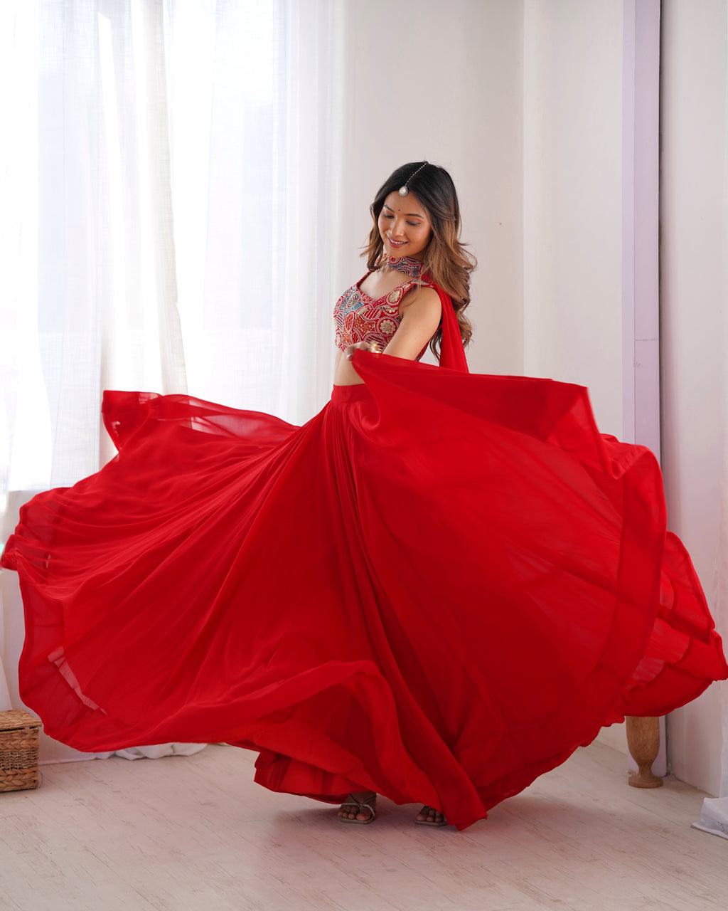 Designer Lehenga Choli for Women – Embroidered Festive & Wedding Wear Lehenga Set
