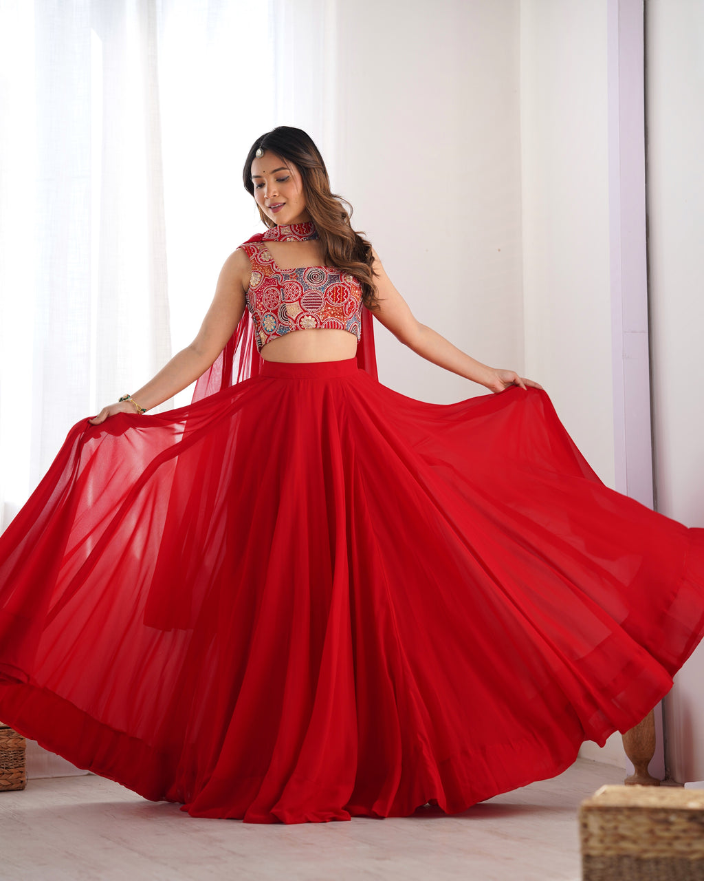 Designer Lehenga Choli for Women – Embroidered Festive & Wedding Wear Lehenga Set
