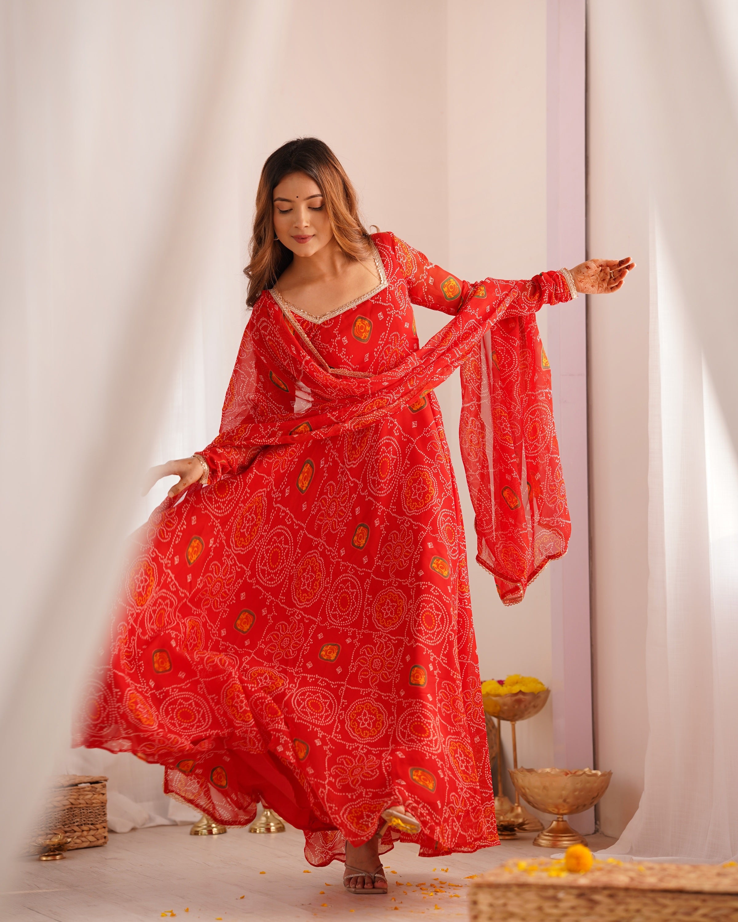 Women's Designer Anarkali Suit – Embroidered Party Wear Ethnic Gown