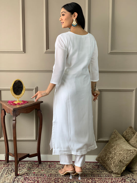 Festival Wear Straight Kurta Set For