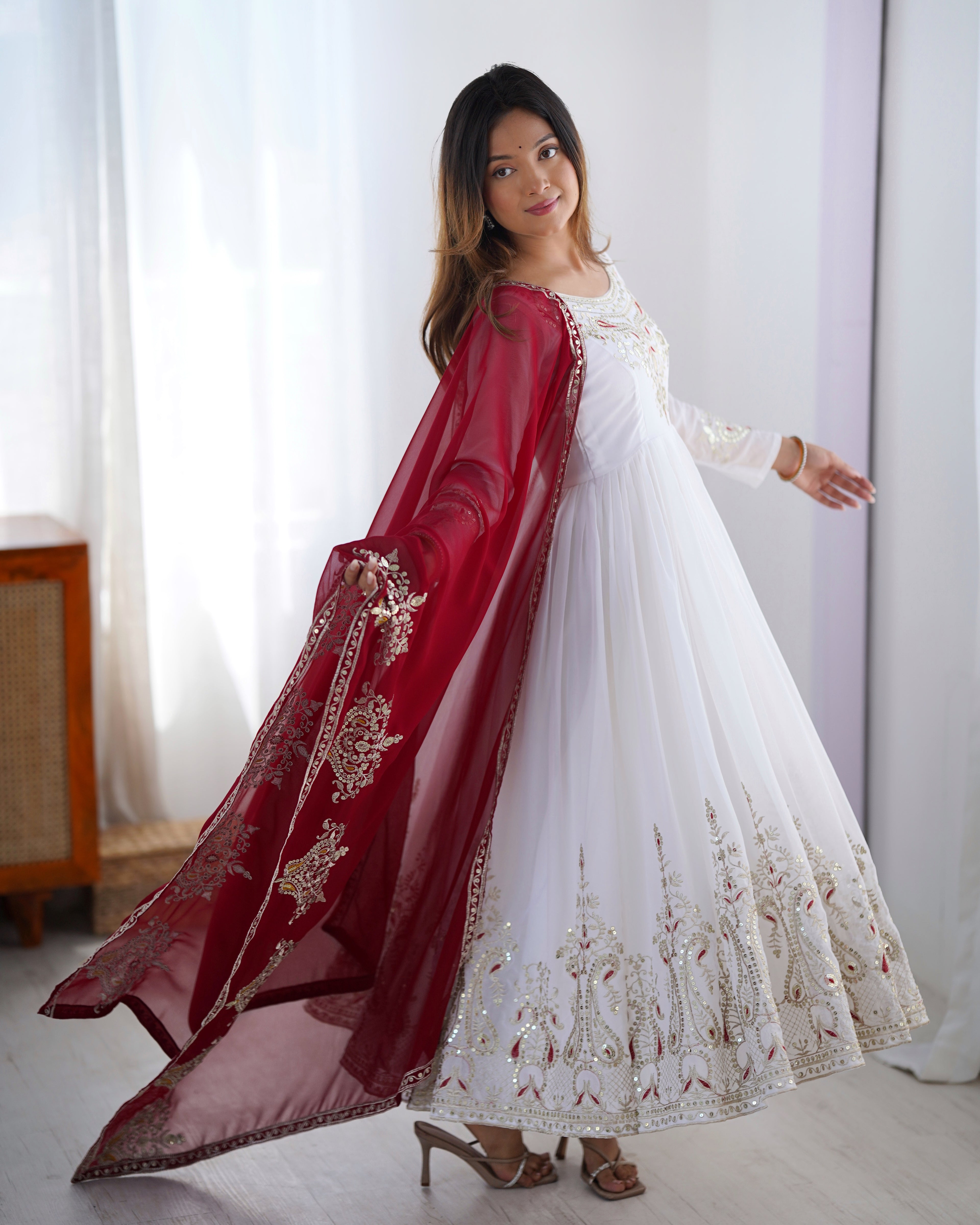 Designer Embroidered Anarkali Suit for Women