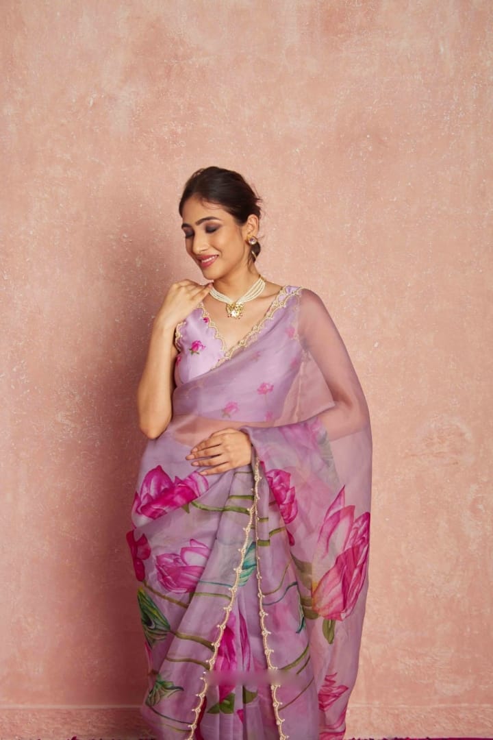 Ready To Wear Organza Silk Saree