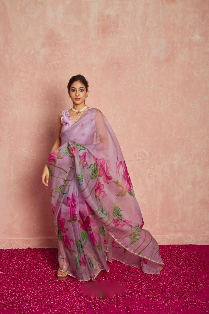 Ready To Wear Organza Silk Saree