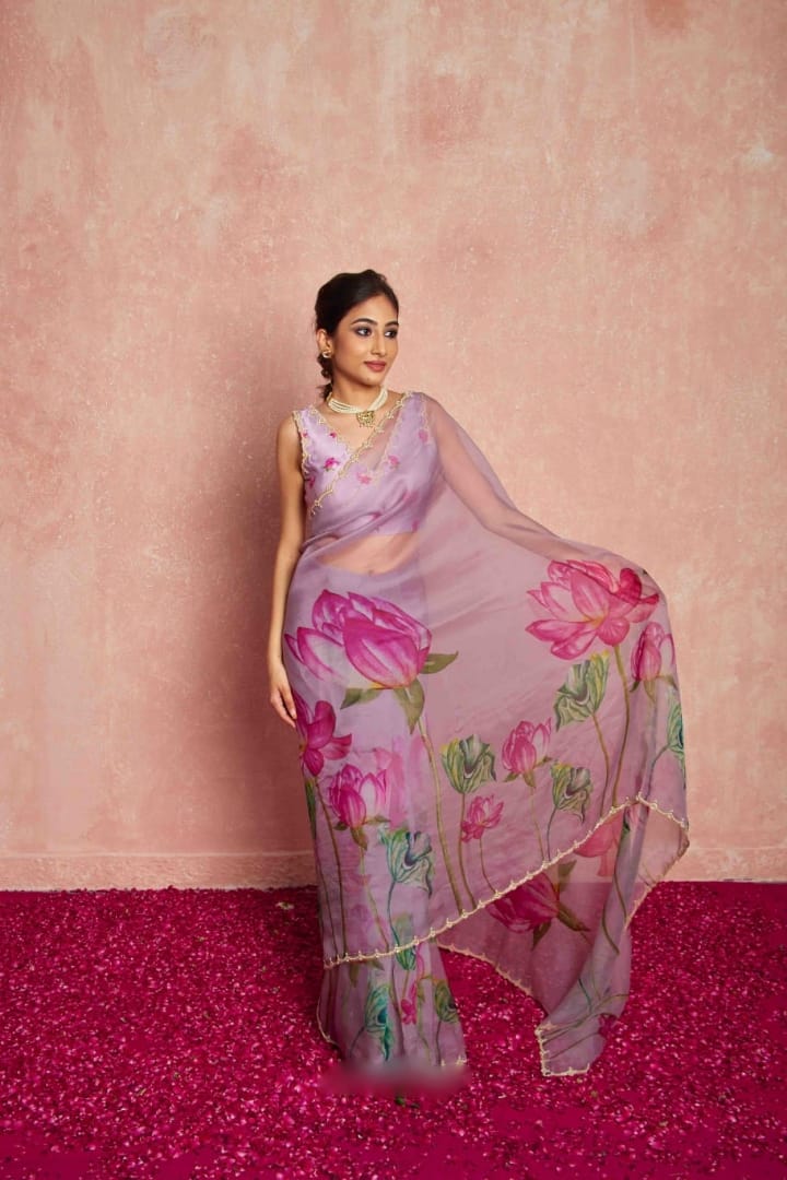 Ready To Wear Organza Silk Saree