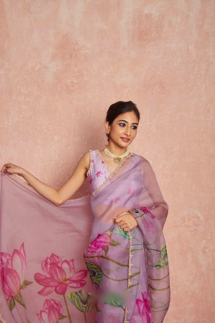 Ready To Wear Organza Silk Saree