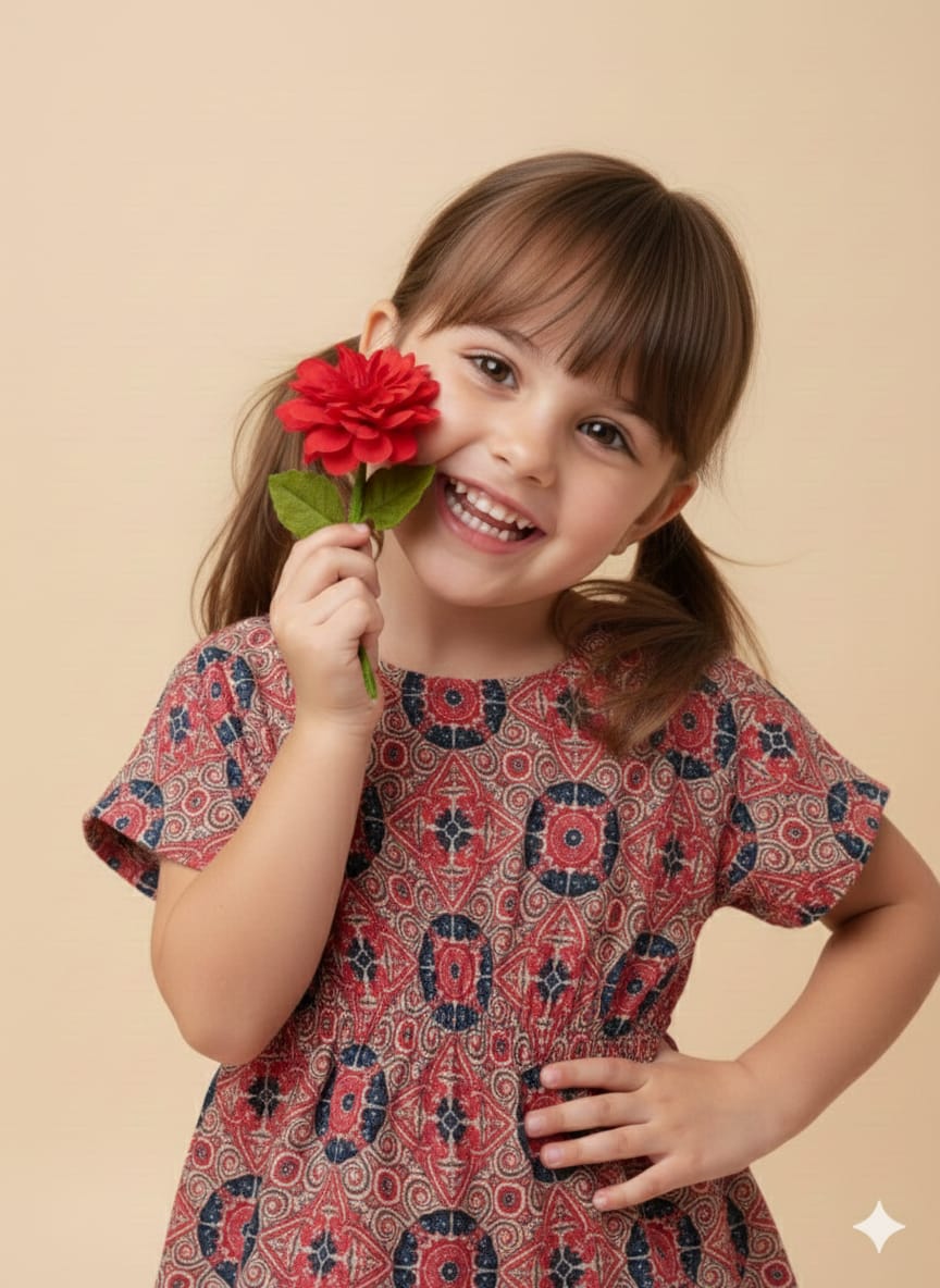Little Blossom Printed Top & Pant Set
