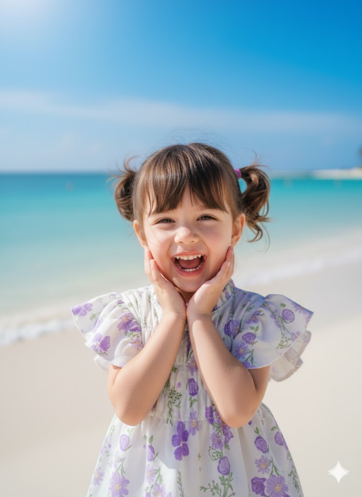 Lavender Petals Party Dress for Girls