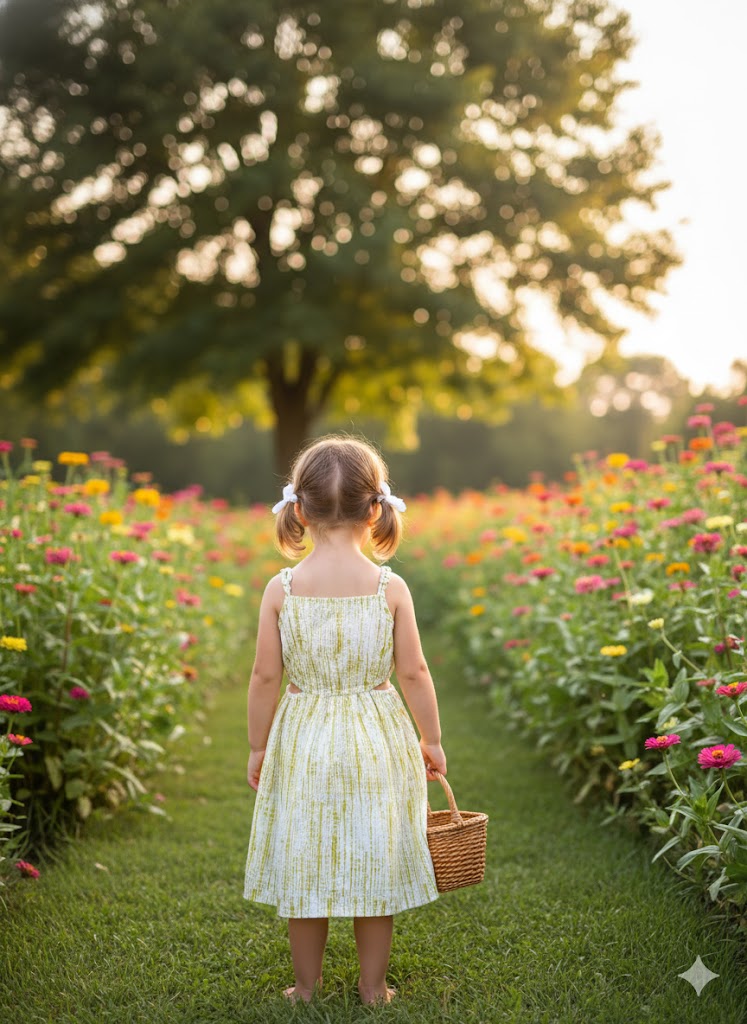 Little Garden Breeze Summer Dress
