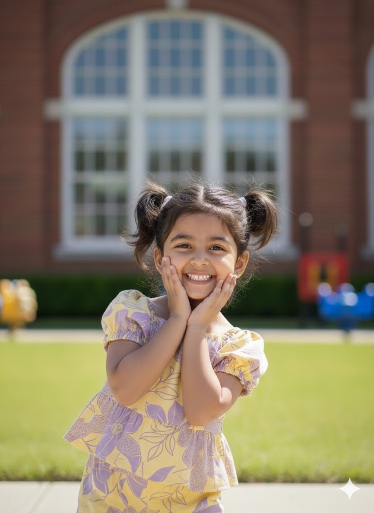 Lavender Petals Kids Dress