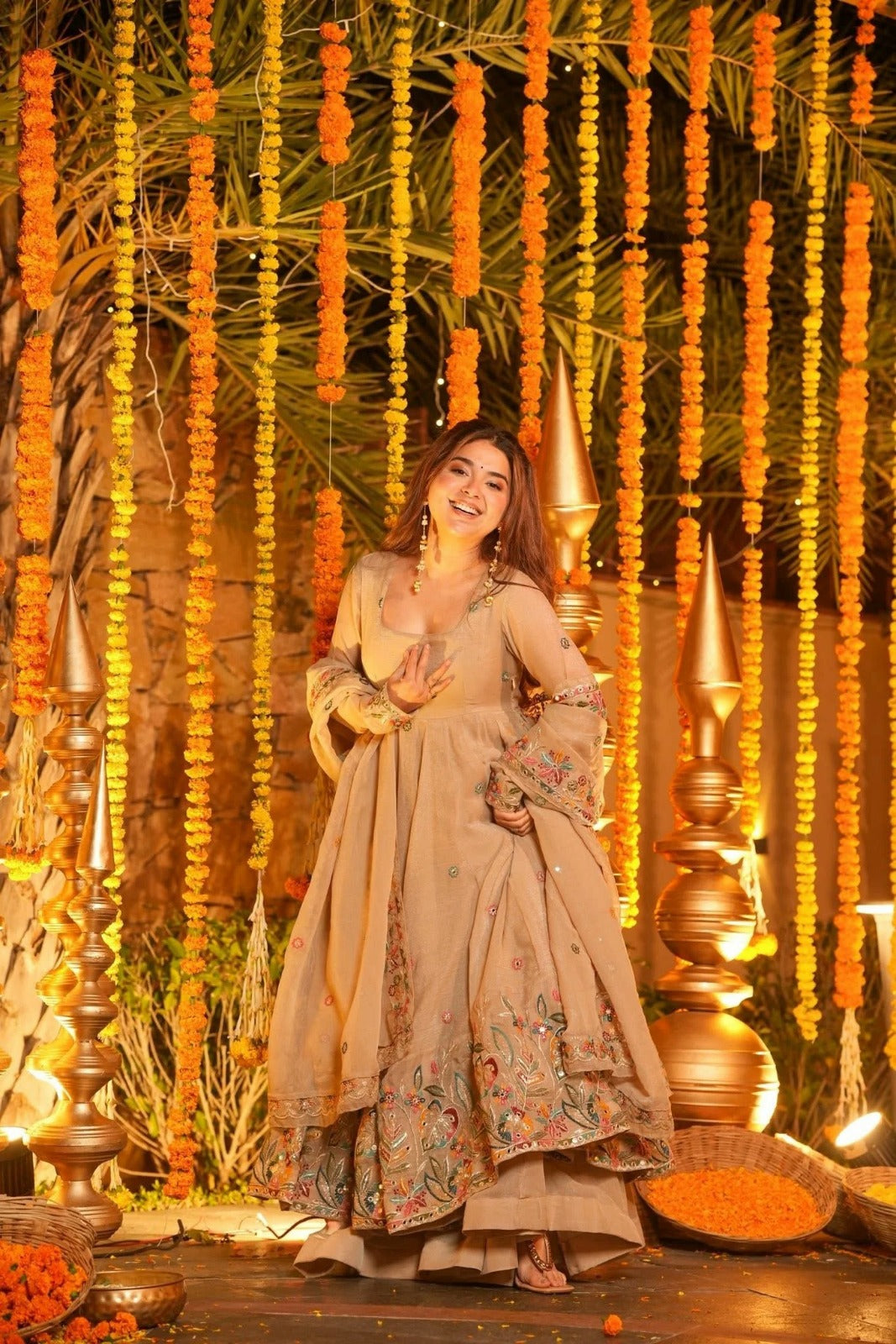 Embroidered Anarkali Suit with Dupatta – Elegant Festive & Wedding Wear for Women