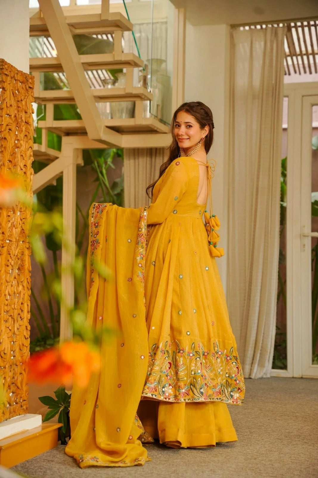Embroidered Anarkali Suit with Dupatta – Elegant Festive & Wedding Wear for Women