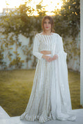 White Sequin Lehenga Set with Dupatta