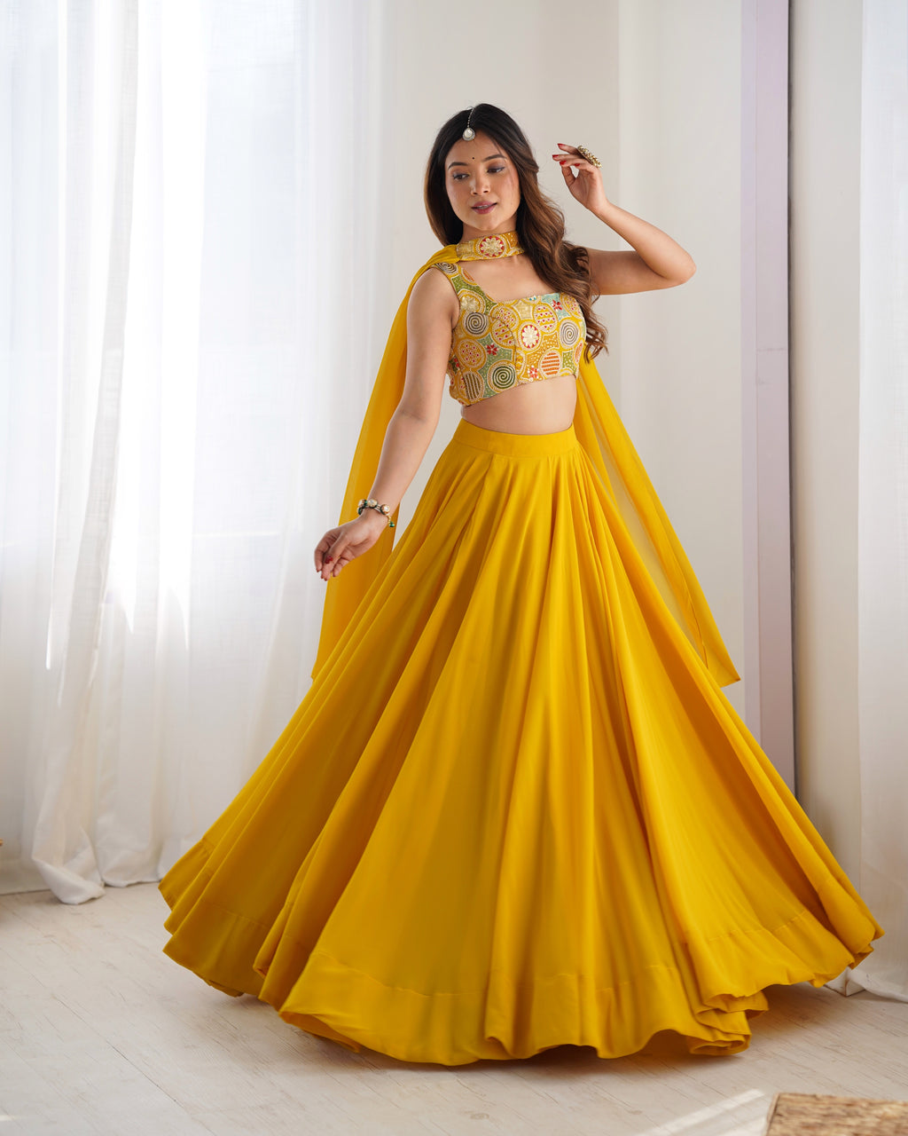 Designer Lehenga Choli for Women – Embroidered Festive & Wedding Wear Lehenga Set