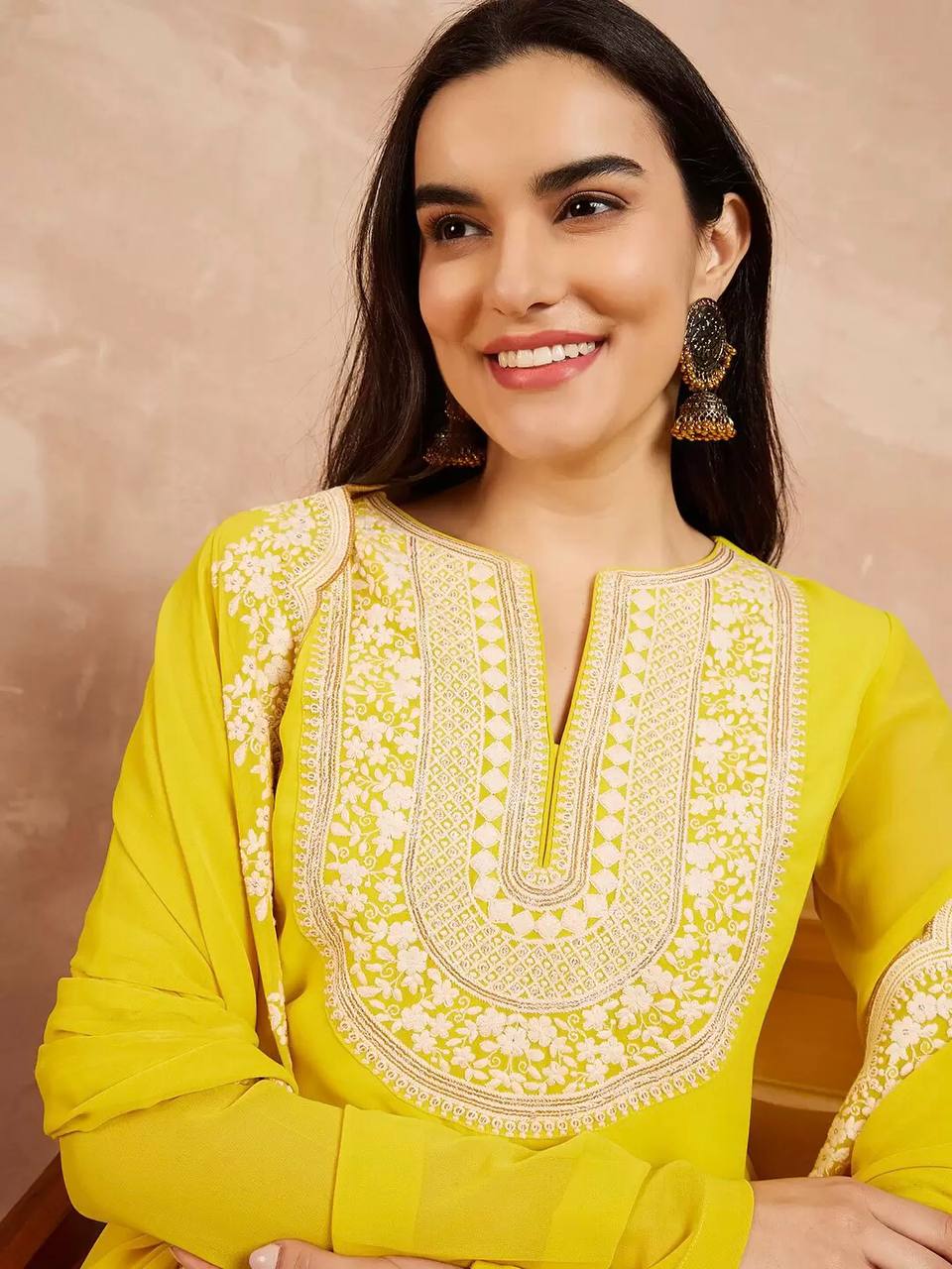 Bright Yellow Sharara Set for Women – Festive & Party Ethnic Wear