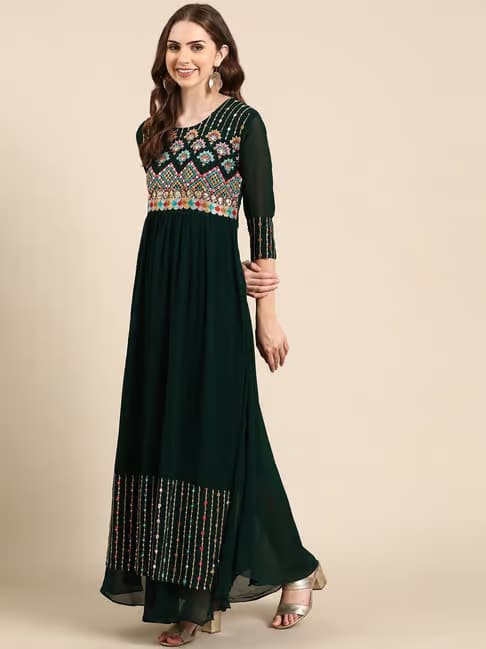 Designer Embroidered Anarkali Kurti for Women