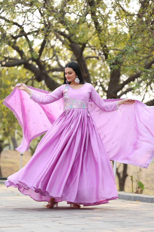 Effortless Anarkali Elegance