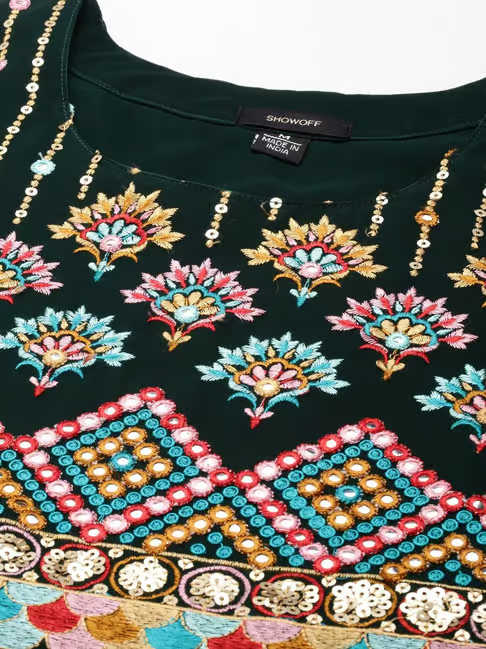 Designer Embroidered Anarkali Kurti for Women
